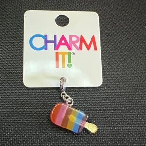 Charm It! Rainbow Popsicle Charm